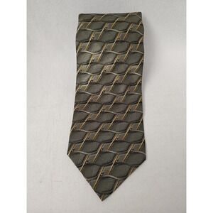 NWT Men's MURANO‎ Silk Tie Extra Long Pattern, Vintage 100% Silk Necktie Vintage